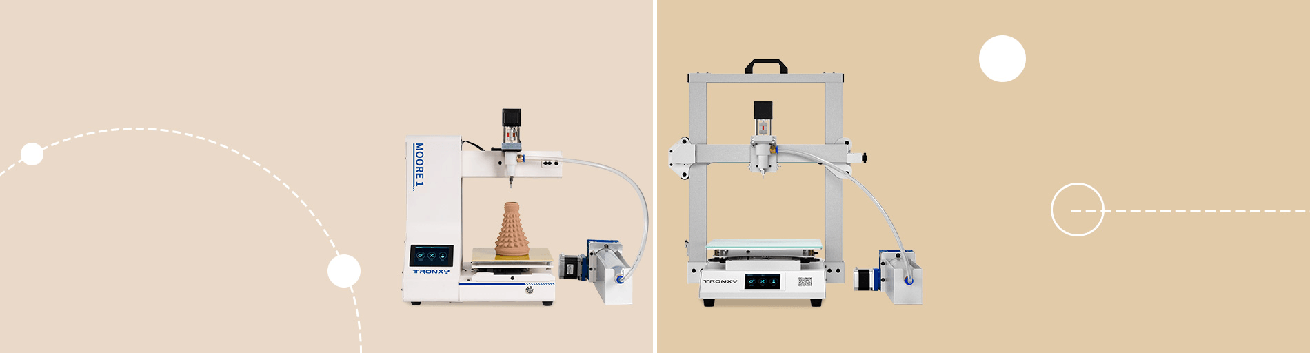 Tronxy Moore 1 Mini stampante 3D per argilla Stampante 3D in ceramica per  stampaggio a deposizione di liquidi – Tronxy 3D Printers Official Store