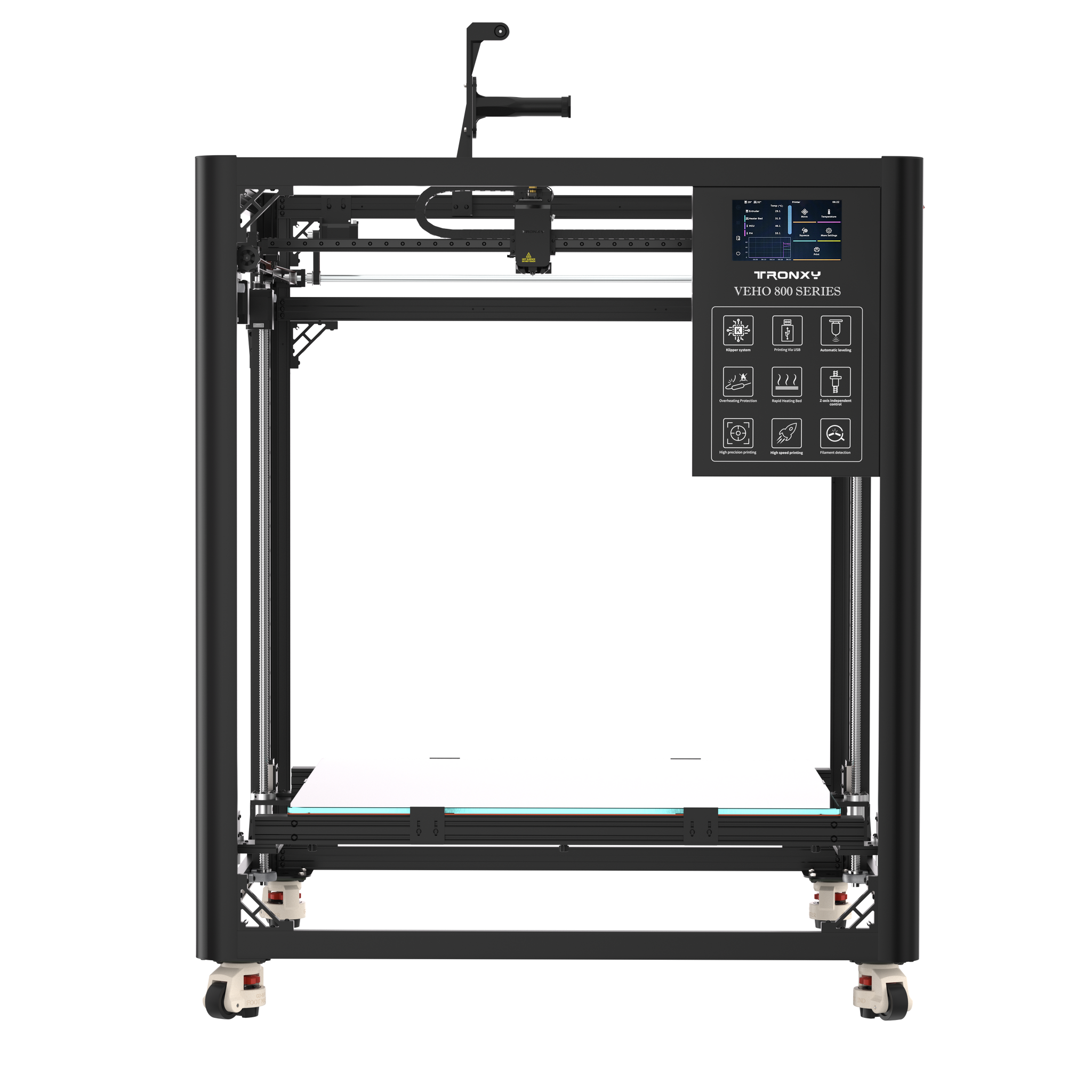 New Upgrade VEHO-800 PRO With Klipper Firmware Direct Drive 3D Printer Large 3D printer 800*800*800mm