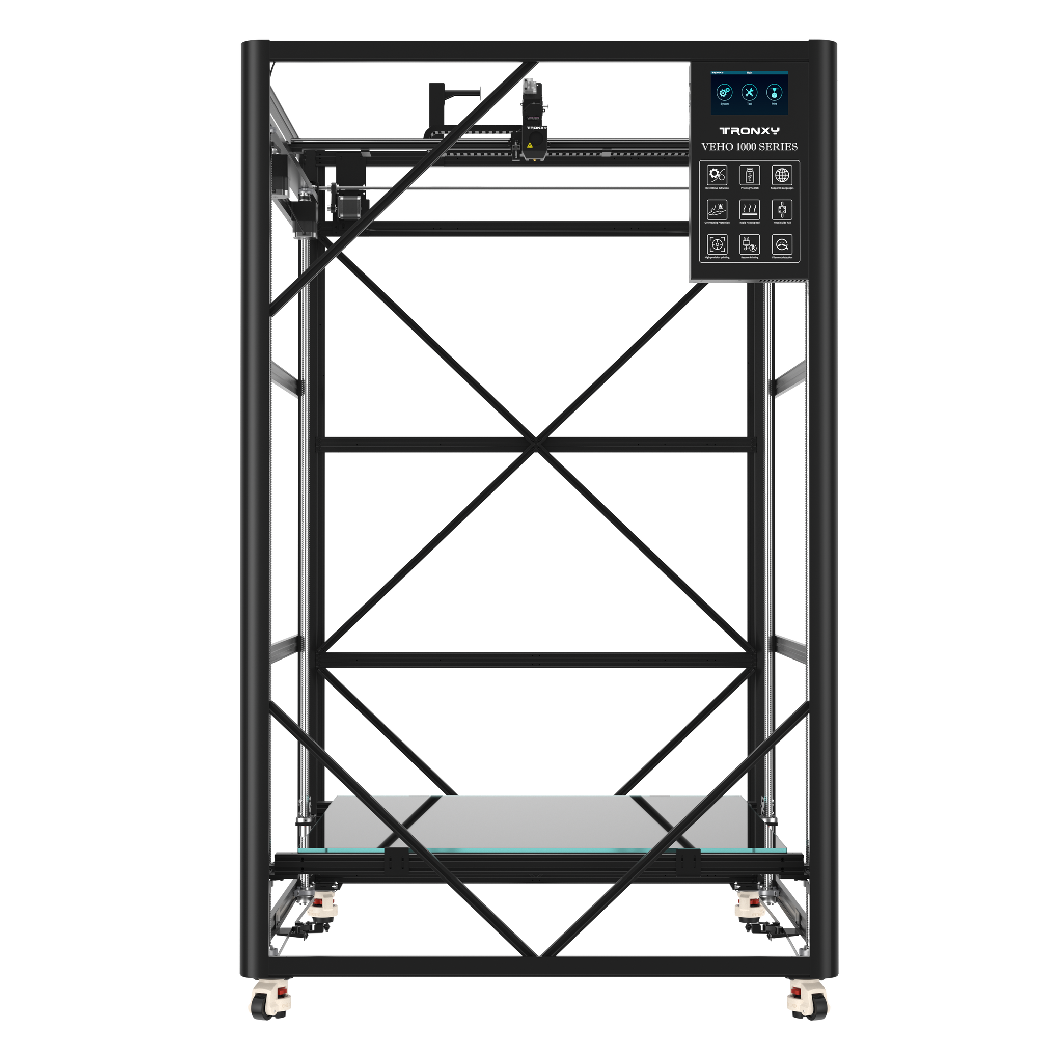 VEHO-1000-16 Direct Drive 3D Printer Large 3D Printer 1000*1000*1600mm