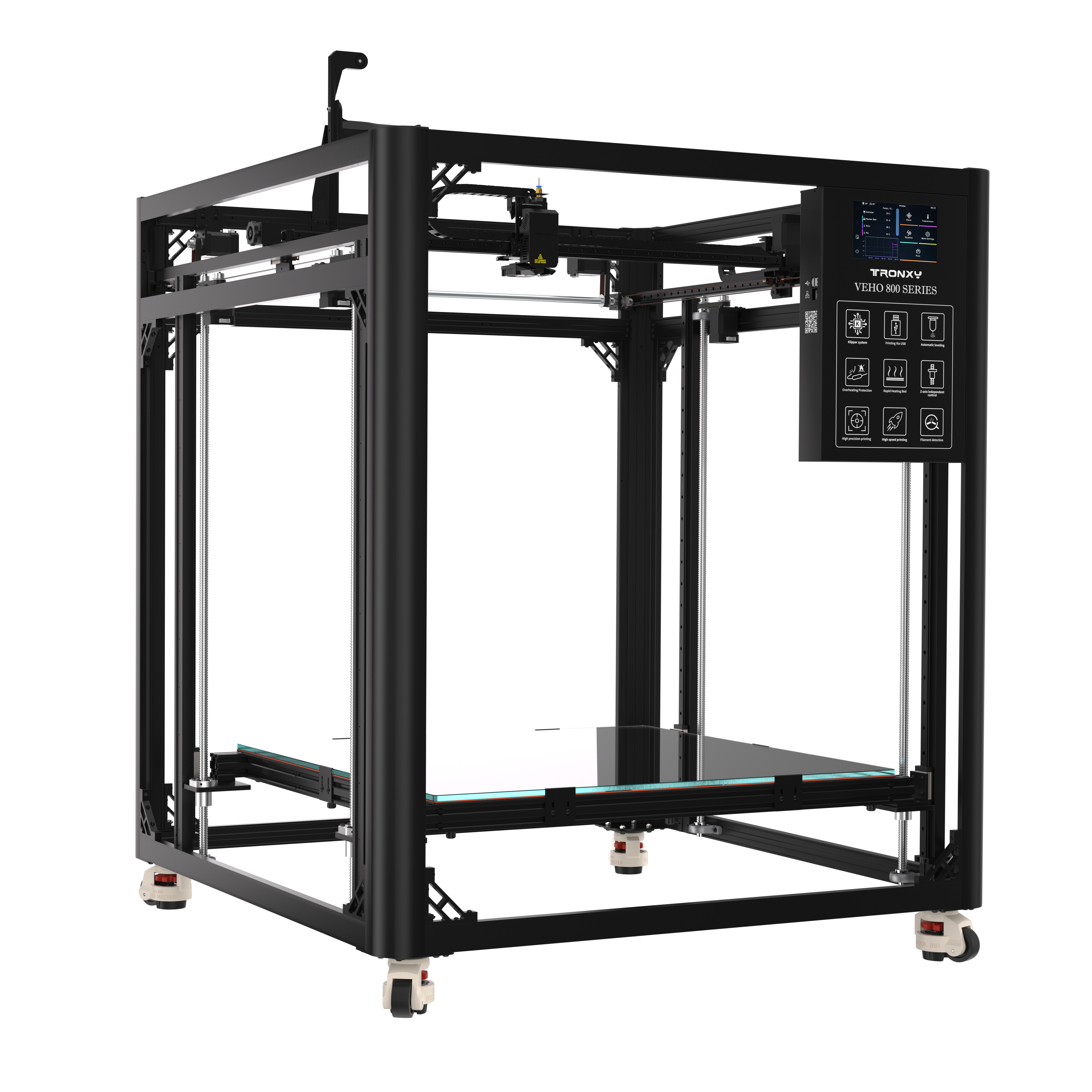 New Upgrade VEHO-800 PRO With Klipper Firmware Direct Drive 3D Printer Large 3D printer 800*800*800mm