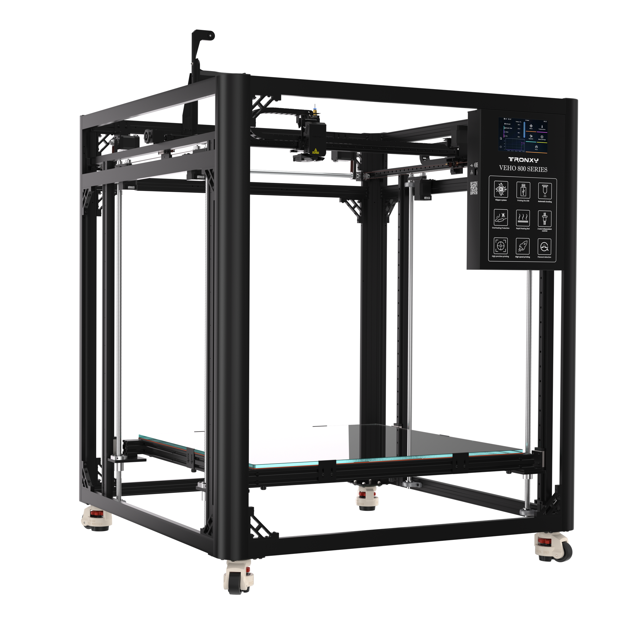 New Upgrade VEHO-800 PRO With Klipper Firmware Direct Drive 3D Printer Large 3D printer 800*800*800mm