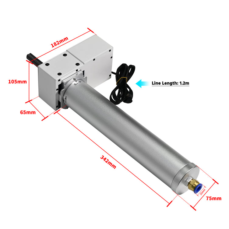 New Design Clay 3d printer New Aluminum Barrel Feeding system electric putter