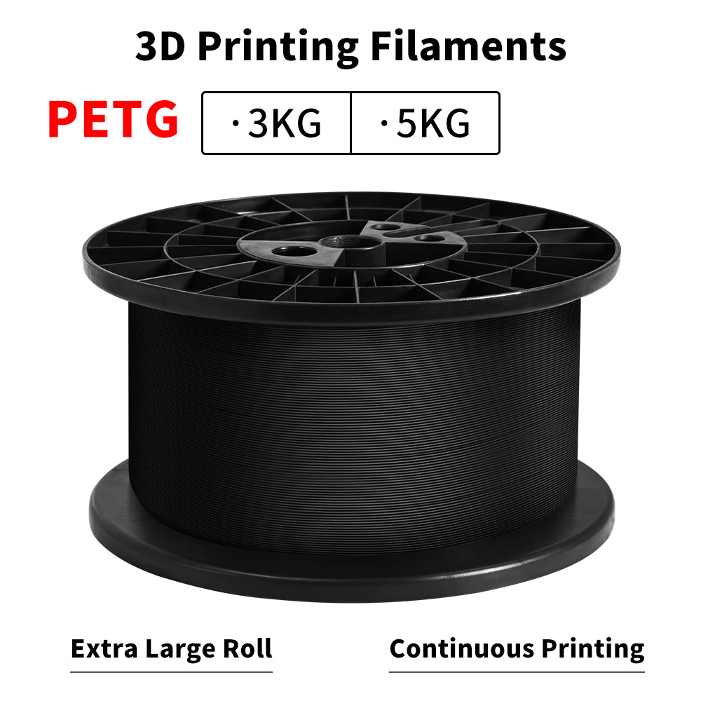 Tronxy New 2.85mm  White/Black PETG Filament ,3/5kg Spool