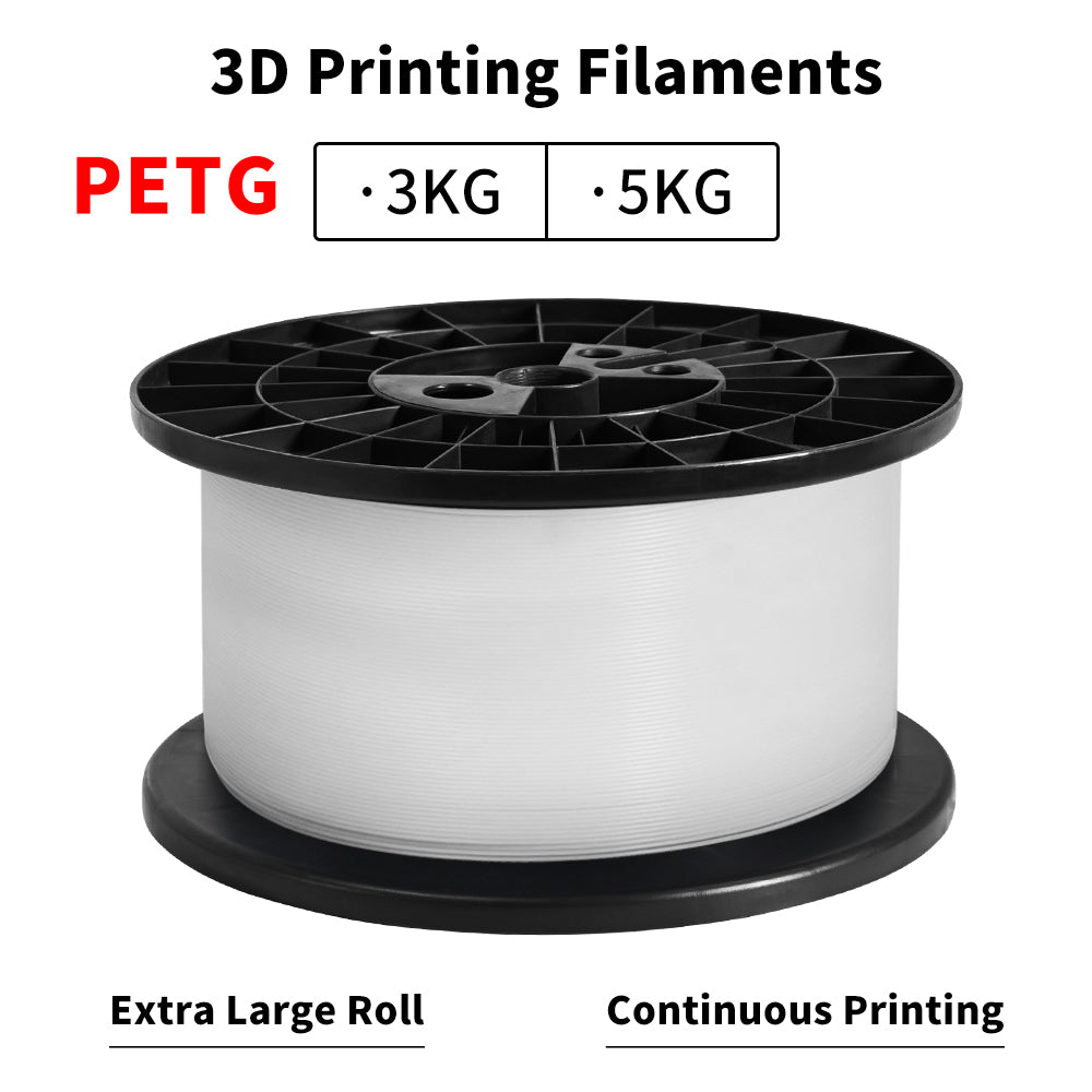 Tronxy New 2.85mm  White/Black PETG Filament ,3/5kg Spool