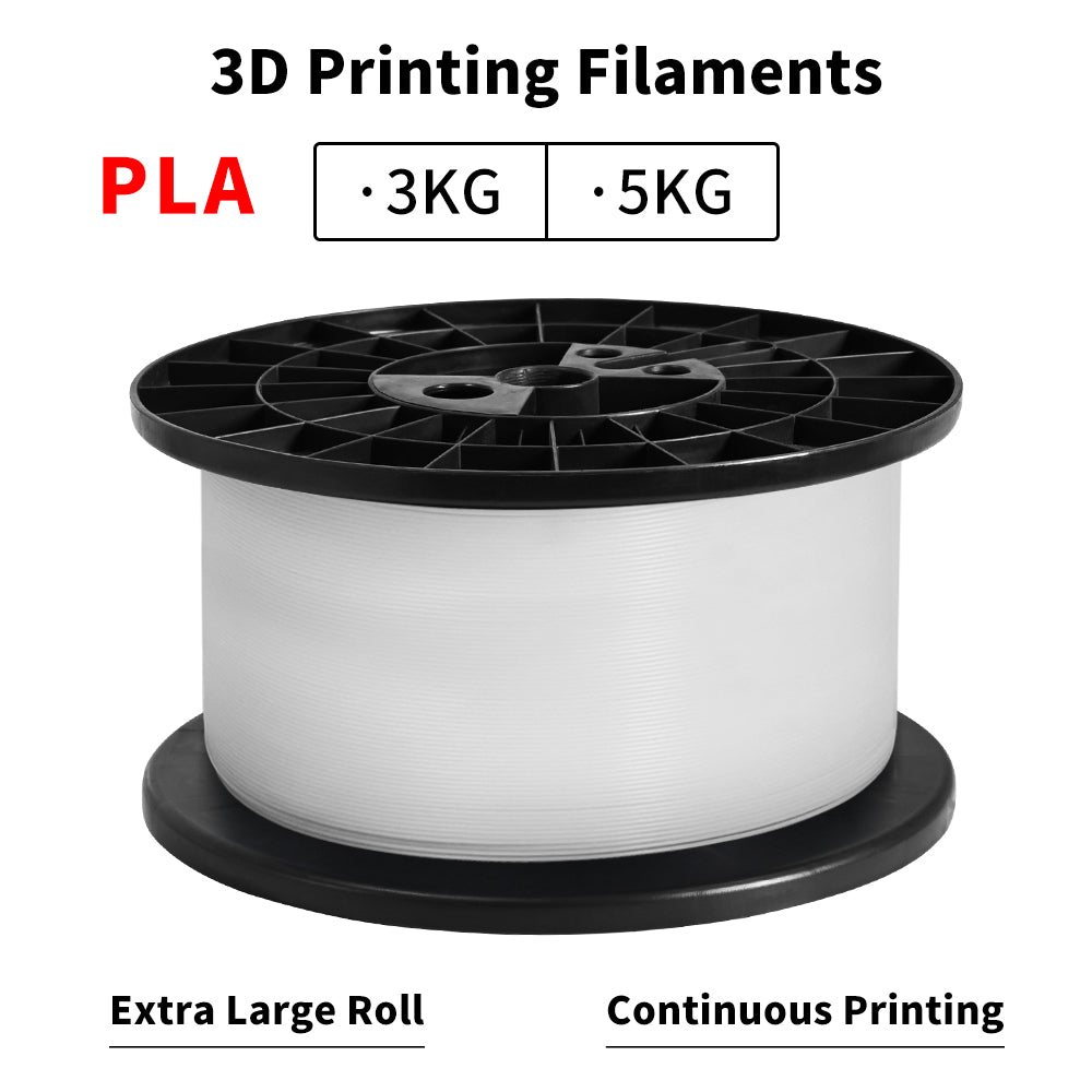 Tronxy New 1.75mm  White/Black PLA Filament ,3/5kg Spool