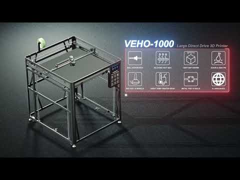 VEHO-1000 Direct Drive 3D Printer Large 3D Printer 1000*1000*1000mm