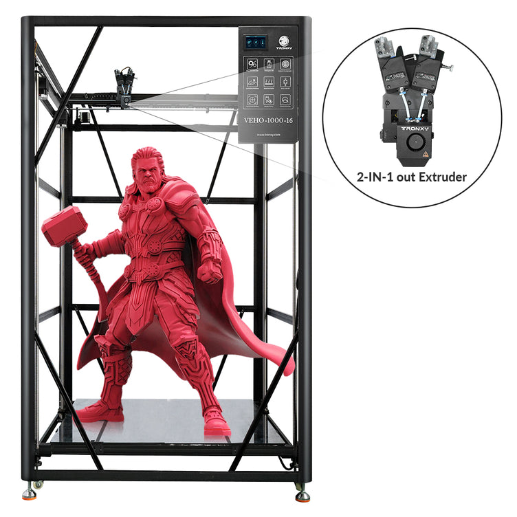 VEHO-800 Direct Drive 3D Printer Large 3D printer 800*800*800mm