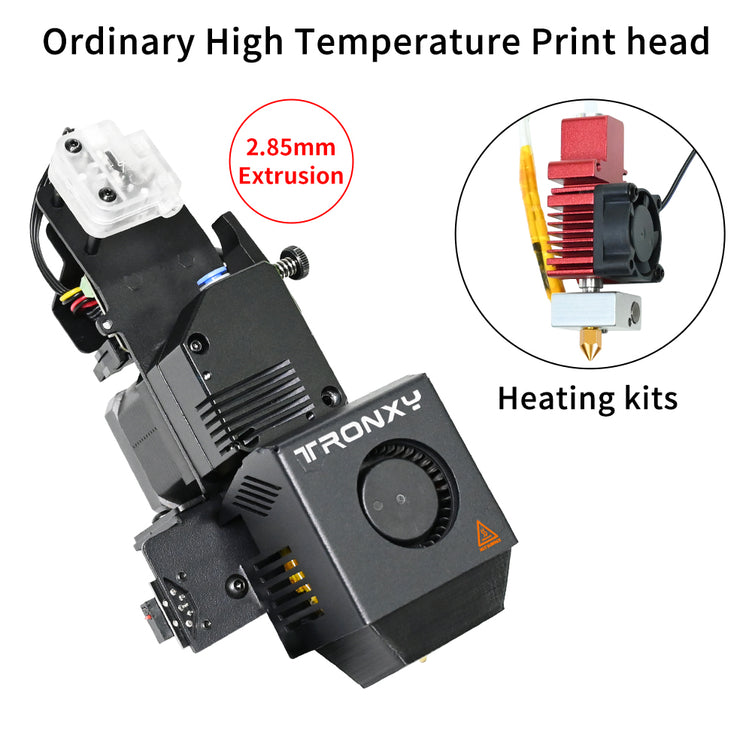 VEHO series 2.85MM All-Metal Hotend Extruder High Temp 320℃ Direct drive Extruder Print head kits