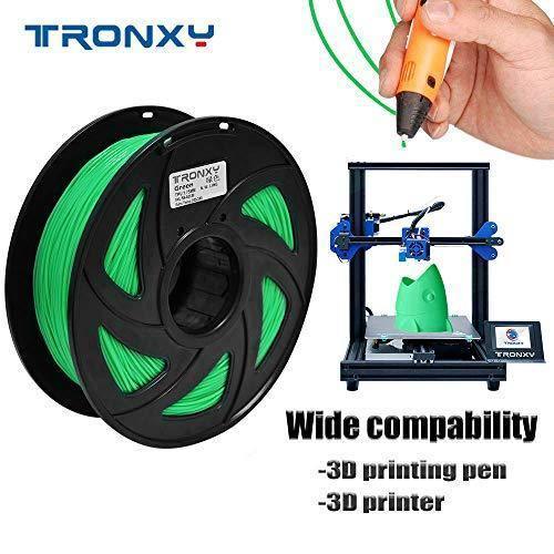 Tronxy 3D Printer 3D Flexible Black TPU Filament 1.75 mm 2.2 LBS