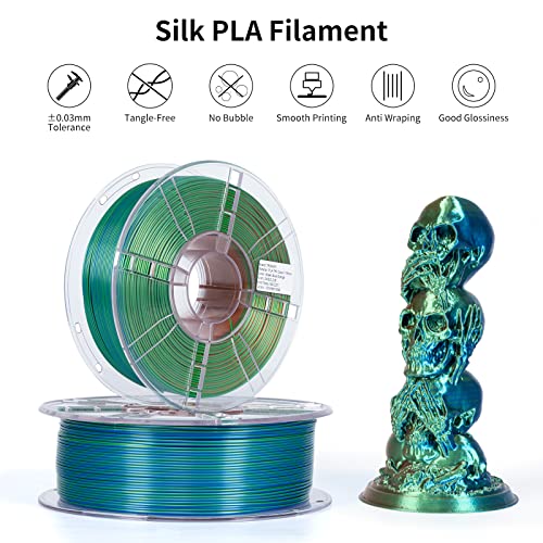 PACK PLA TRICOLORE SILK GLOSSY 250G 1.75 mm