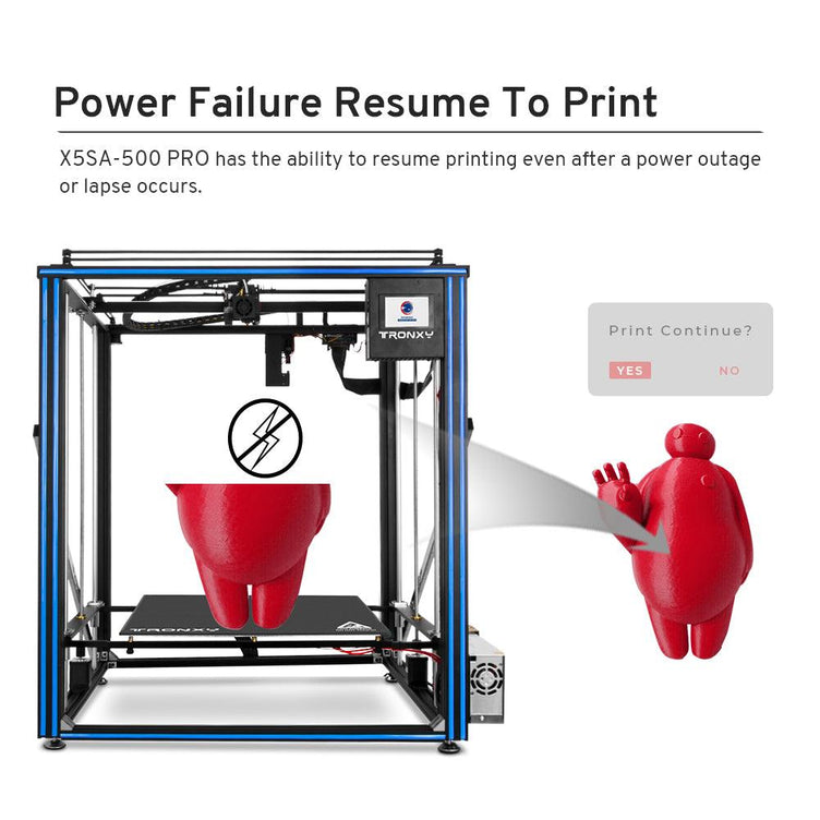 Tronxy X5SA-500 Pro Large 3d printer 500*500*600mm - Tronxy 3D Printers Official Store