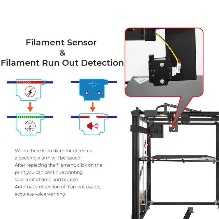 Tronxy X5SA-500 Pro Large 3d printer 500*500*600mm - Tronxy 3D Printers Official Store