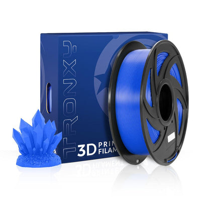 3D Flexible Blue TPU Filament 1.75 mm, 2.2 LBS (1KG)