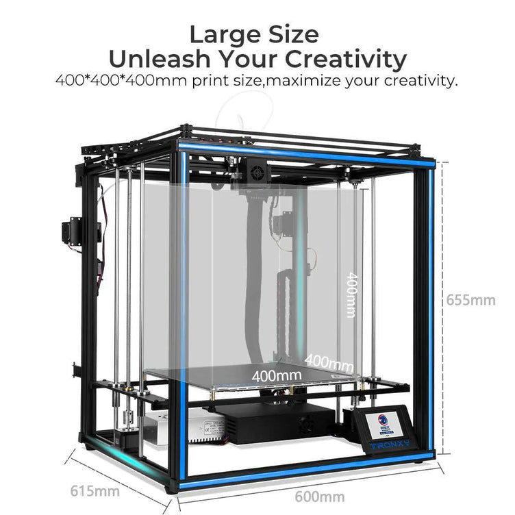 X5SA-400 2E Dual Extruder 3d printer 2-in-1-out 400*400*400mm - Tronxy 3D Printers Official Store