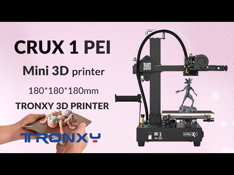 CRUX 1 ミニ 3D プリンター 180*180*180mm 高速アセンブリ ダイレクト ドライブ ポータブル デスクトップ 3D プリンター