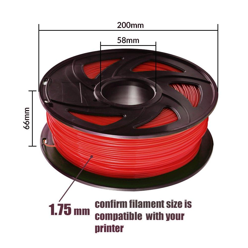 Tronxy New 1.75mm Red PLA Filament - Tronxy 3D Printers Official Store